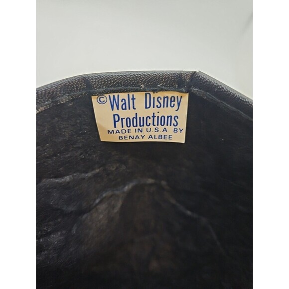 Vintage Official Mickey Mouse Ears Felt w/ Plastic Ears Walt Disney Productions - Picture 3 of 4